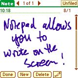 Note Pad screenshot