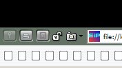 toolbar close-up